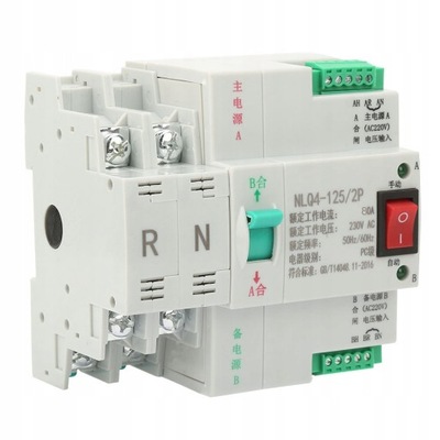 AC 230V 2P 63/80/100A DOUBLE SWITCH  