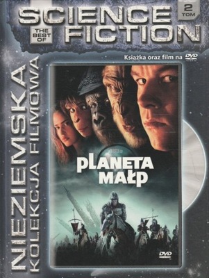 Planeta małp DVD (booklet) Tim Burton