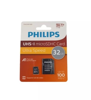 Karta pamięci SDHC V10 Philips 32 GB