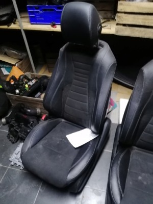 Mercedes w213 сидіння лівий правий full перед alcantar фото №1