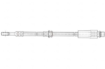Trw шланг тормозной elast. opel astra h astra h фото №1