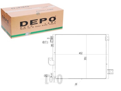 DEPO KONDENSATORIUS AUŠINTUVAS KONDICIONAVIMO DEP, 019-016 