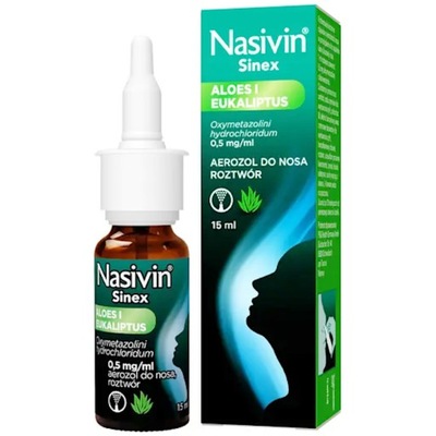 Nasivin Sinex Aloes i Eukaliptus areozol 15 ml