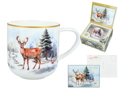 CARMANI Kubek świąteczny - Jelenie