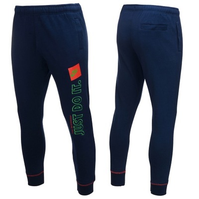 Nike Sportswear spodnie męskie dresowe granatowe DD6210-451 L