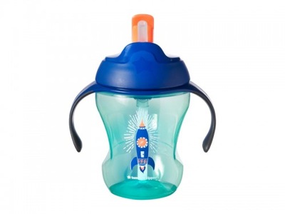 Tommee Tippee Kubek Niekapek Słomka 230ml 6m+