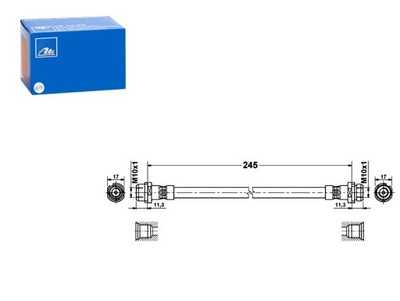 CABLE DE FRENADO ELÁSTICO PARTE TRASERA P BMW X5 E70 X5 F15 F85 X6 E71 E72  