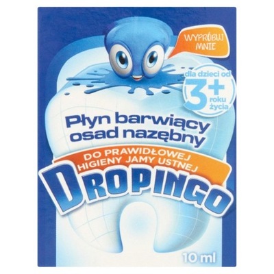 Dropingo, Płyn barwiący osad nazębny, 10 ml