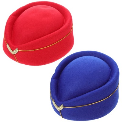 Stewardessa Beret Ubrania Retro