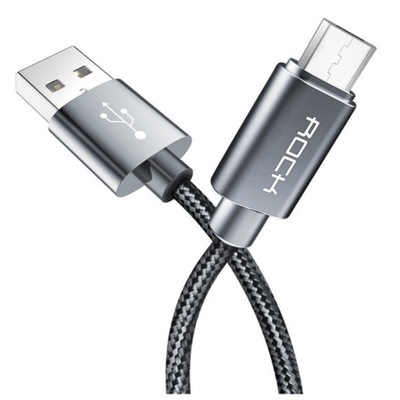 Kabel ROCK Micro USB 1M OPLOT DO SAMSUNG SONY