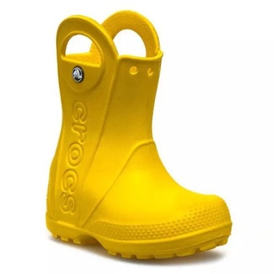 Crocs Kalosze Handle Żółty 30