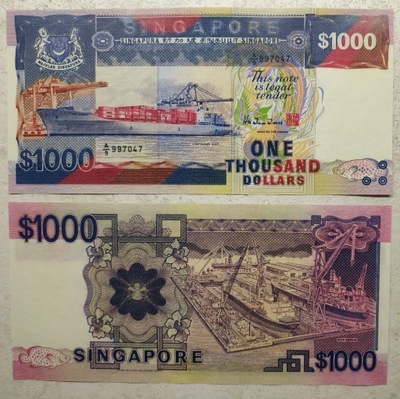 2079 - Singapur 1000 dolarów