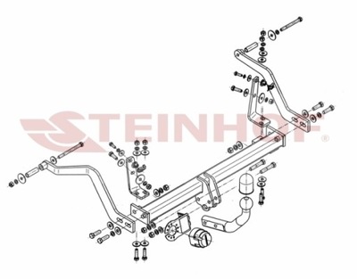 BARRA DE REMOLQUE GANCHO DE REMOLQUE RENAULT MEGANE SCENIC 96-06/2003  