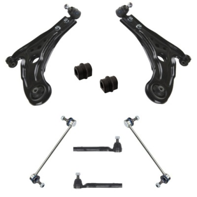 Рычаги + соединители + насадки + резинки перед chevrolet aveo daewoo kalos фото №1