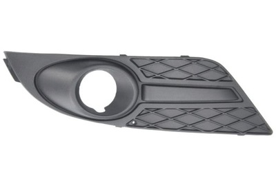 Решётка радиатора бампера перед правая чёрный матовый ford focus 2 2007- фото №1