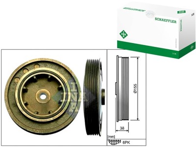 Шків колінчастого вала колінчастого nissan interstar primas фото №1
