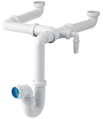 PÓŁSYFON ZLEW. OSZCZĘDZAJĄCY MIEJSCE 2 KOM. S-307