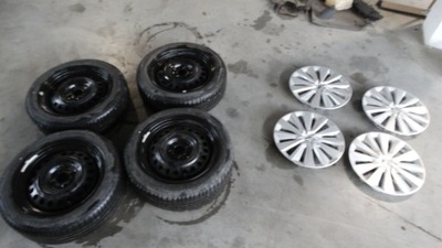 NISSAN MICRA K14 RUEDAS LLANTAS CON NEUMÁTICOS TAPACUBOS 195/55R16  