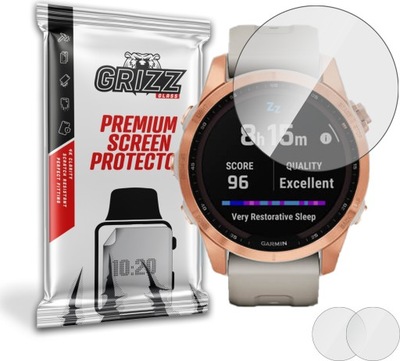 Szkło hybrydowe GrizzGlass HybridGlass Garmin Fenix 7s