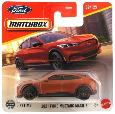2021 FORD MUSTANG MACH-E autko MATCHBOX seria 2025