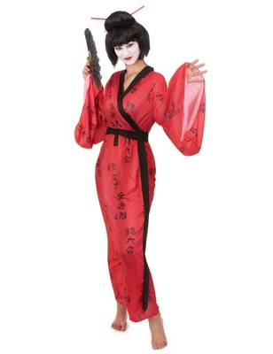 Kostium kimono gejsza damski