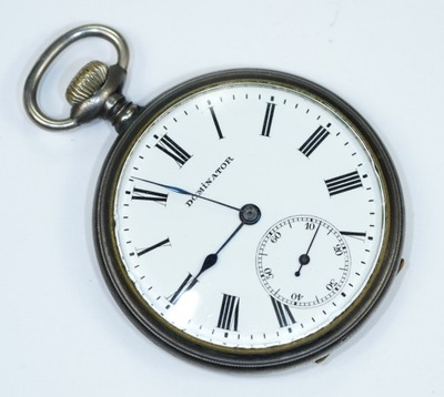 Zegarek DOMINATOR Swiss Kieszonkowy Stalowy PIĘKNY