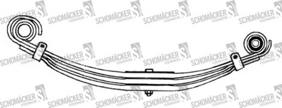 РЕСОРА SAF SCHOMÄCKER 88611600, O.E. 2048103501