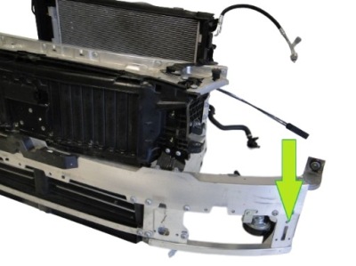 Mercedes c klasa w206 s206 206 кронштейн балка левый опора pas передний фото №1