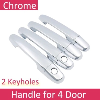 FOR TOYOTA AVENSIS T250 T25 2003 ~ 2009 CHROME DOOR FOR DOOR OKLADKA AKCES  