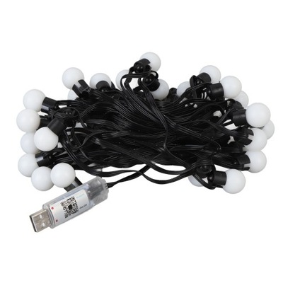 RGB String Light 33ft 50 żarówki Bluetooth Control LED LED LED z E8