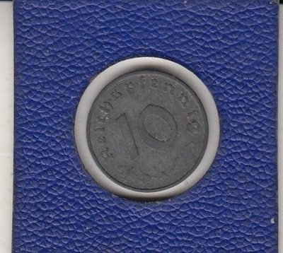 III Rzesza 10 pfennig 1943 A cynk