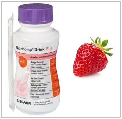 NUTRI comp DRINK zestaw 24x 200ml smak truskawkowy