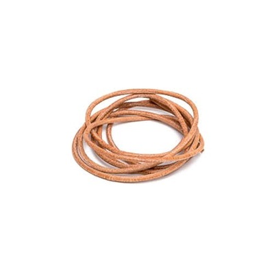 Griffin LEATHER CORD Rzemień skórzany 100% naturalny 2mm 1m - Natural