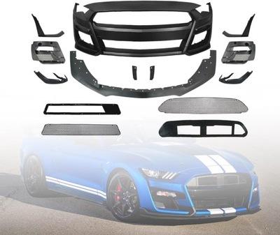 FORD MUSTANG 2015-2017 BUMPER FRONT STYL SHELBY GT500 # SET # NEW CONDITION  