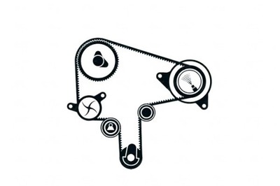 Skf набор ремень распределительного вала mazda 6 mpv ii 2.0d 06.0 фото №1