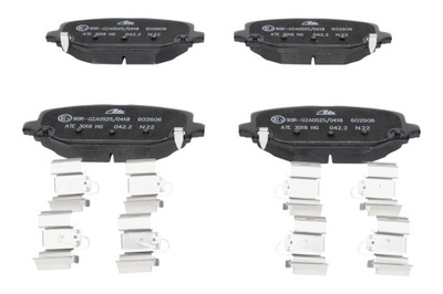 Ate тормозные колодки тормозной. lancia voyager 11-14 задняя фото №1