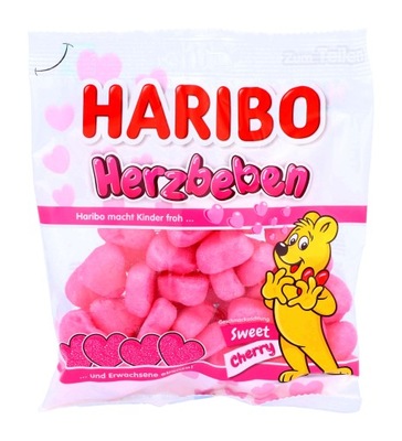 Żelki Herzbeben Haribo 160 g z Niemiec