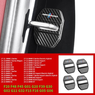 4 PIEZAS PROTECCIÓN AL CERRADURA PARA DE PUERTA FORRO AL BMW 1 2 5 6 7 SERIE F4~14008  