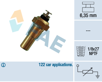 FAE 32070 SENSOR TEMPERATURA DE LÍQUIDO  