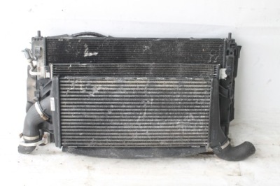 Комплект радіатор вентилятори jeep compass 2008r 2.0 crd фото №1