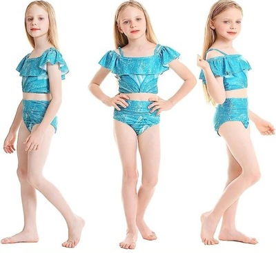 Kostium strój kąpielowy bikini tankini 140