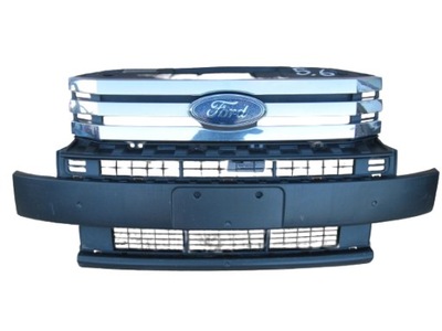 Ford flex 08- решётка радиатора решётка радиатора передняя решётка средняя бампера абсорбер фото №1