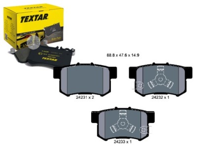 Тормозные колодки тормозные honda cr-v ii 2.2 ctdi rd_ фото №1