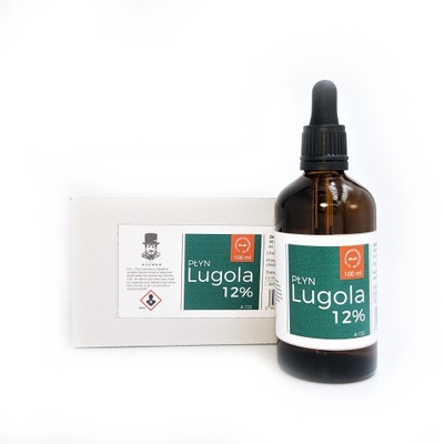 Płyn Lugola 12%. Roztwór Lugola,ultraczysty.100 ml