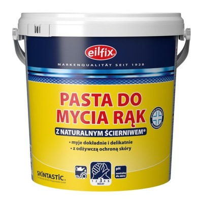 Niemiecka pasta BHP do mycia rąk EILFIX 5L+GRATIS!