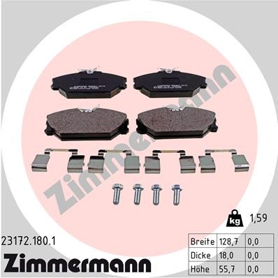 ZAPATAS PARTE DELANTERA RENAULT LAGUNA 95- 01, SCENIC 99- 03  