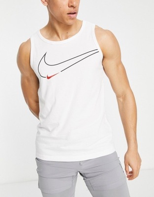 Nike Training Biały top bez rękawów z logo S
