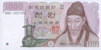 Korea Południowa - 1000 Won - 1983 - P47- St.1