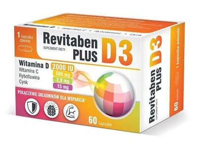 Revitaben D3 Plus 60 kapsułek