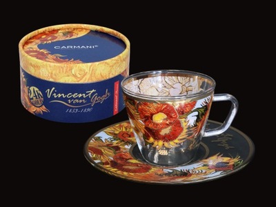 Filiżanka espresso - V. Van Gogh. Słoneczniki